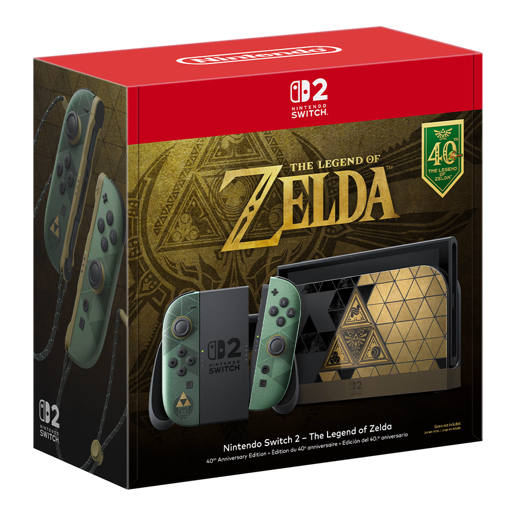 The Legend of Zelda 40th Anniversary Edition Nintendo Switch 2 Console