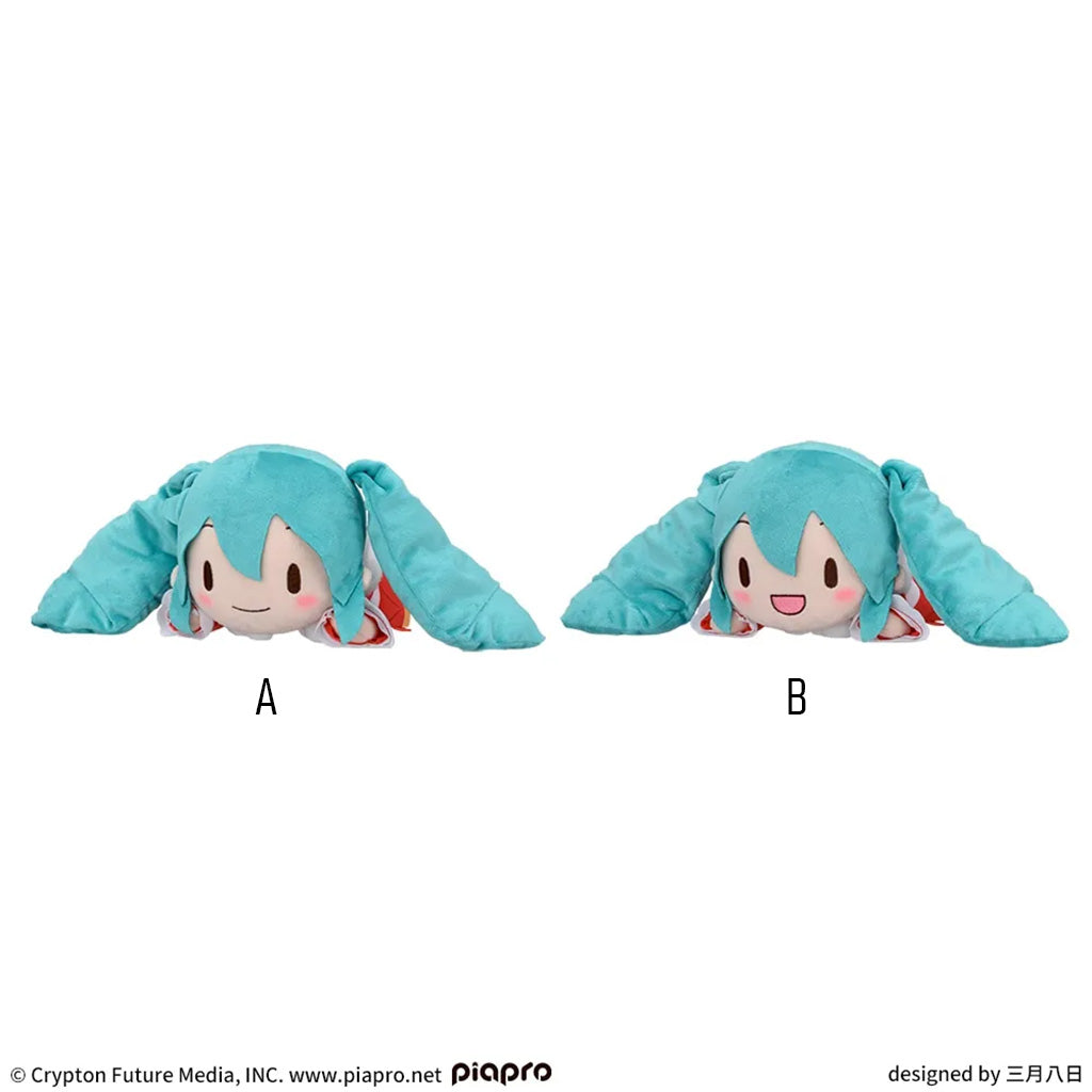 Sega Hatsune Miku Christmas 2024 Fuwapuchi Nesoberi M Plush