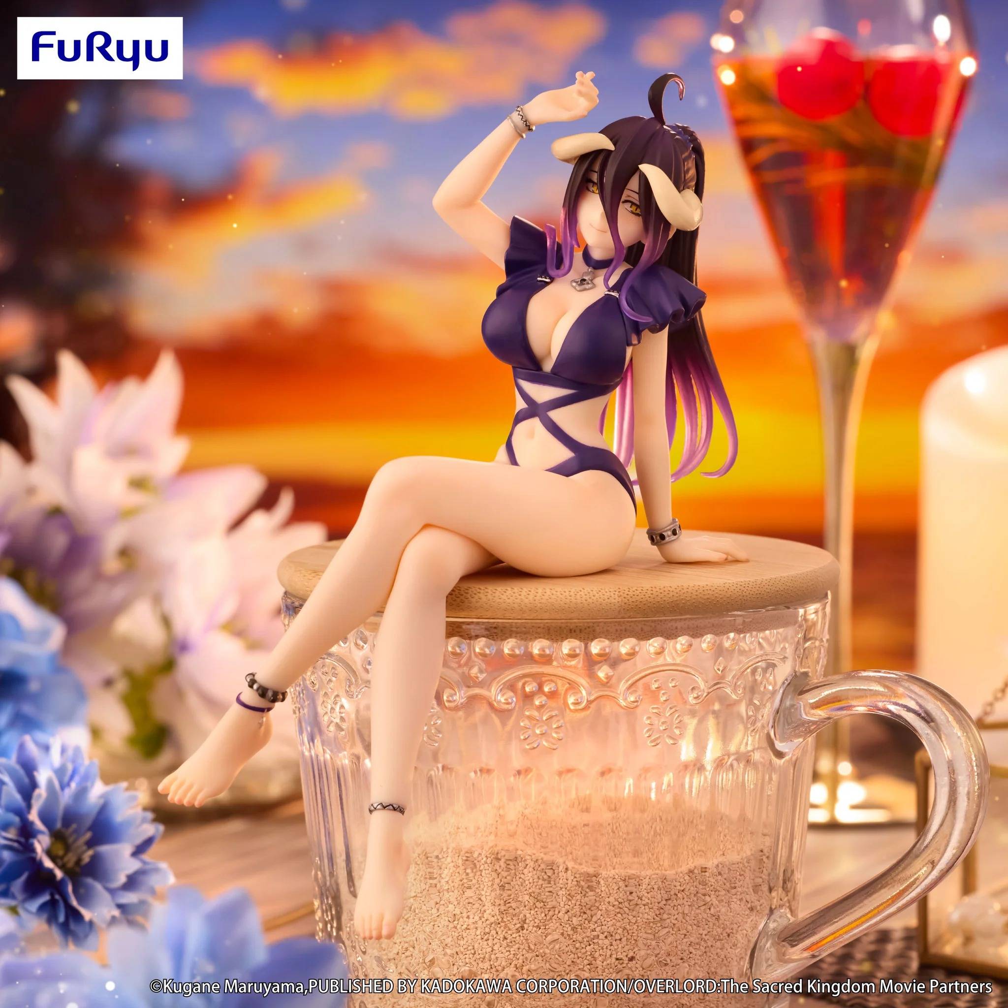FuRyu Albedo Dark Swimsuit Purple Ver. Overlord Noodle Stopper