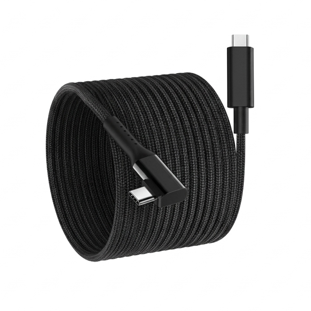 Akitomo PS5/PC Meta (Oculus) Quest 2  Link Cable Type-C to C L Design (5M)