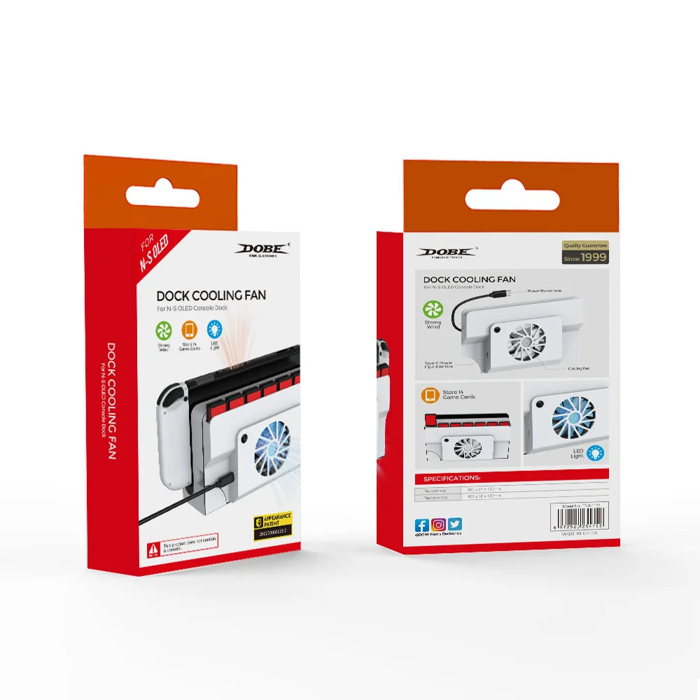 DOBE NSW OLED Dock Cooling Fan
