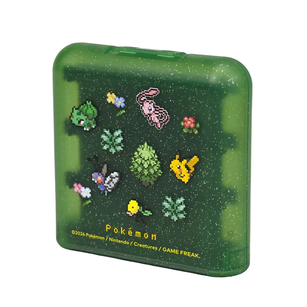 HORI 24-Game Card Case (Pokemon Pixel Green) for Nintendo Switch 2 (NSX-187A)