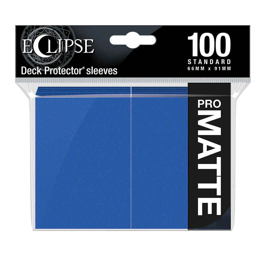 Ultra Pro Matte Eclipse Pacific Blue Standard Deck Protector Sleeve 100CT