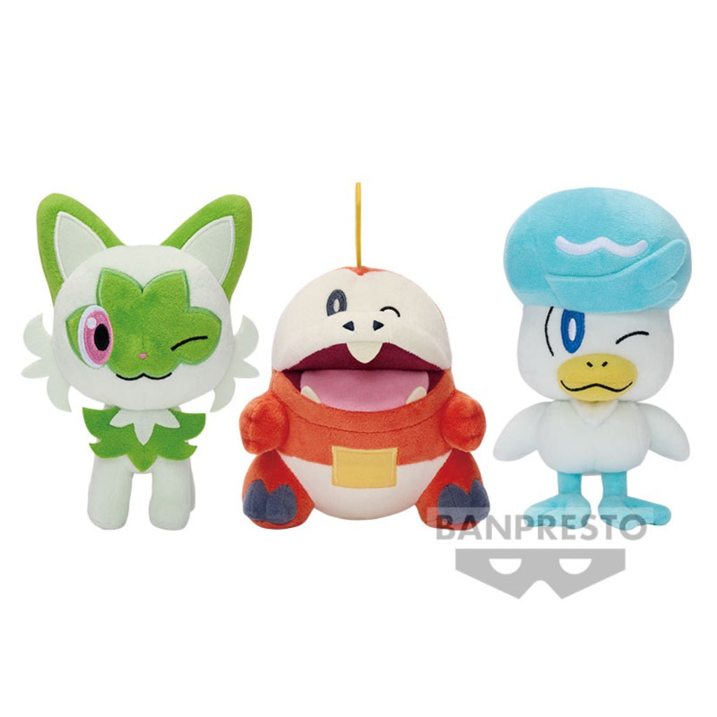 Banpresto Pokemon Scarlet & Violet Starters Small Plush