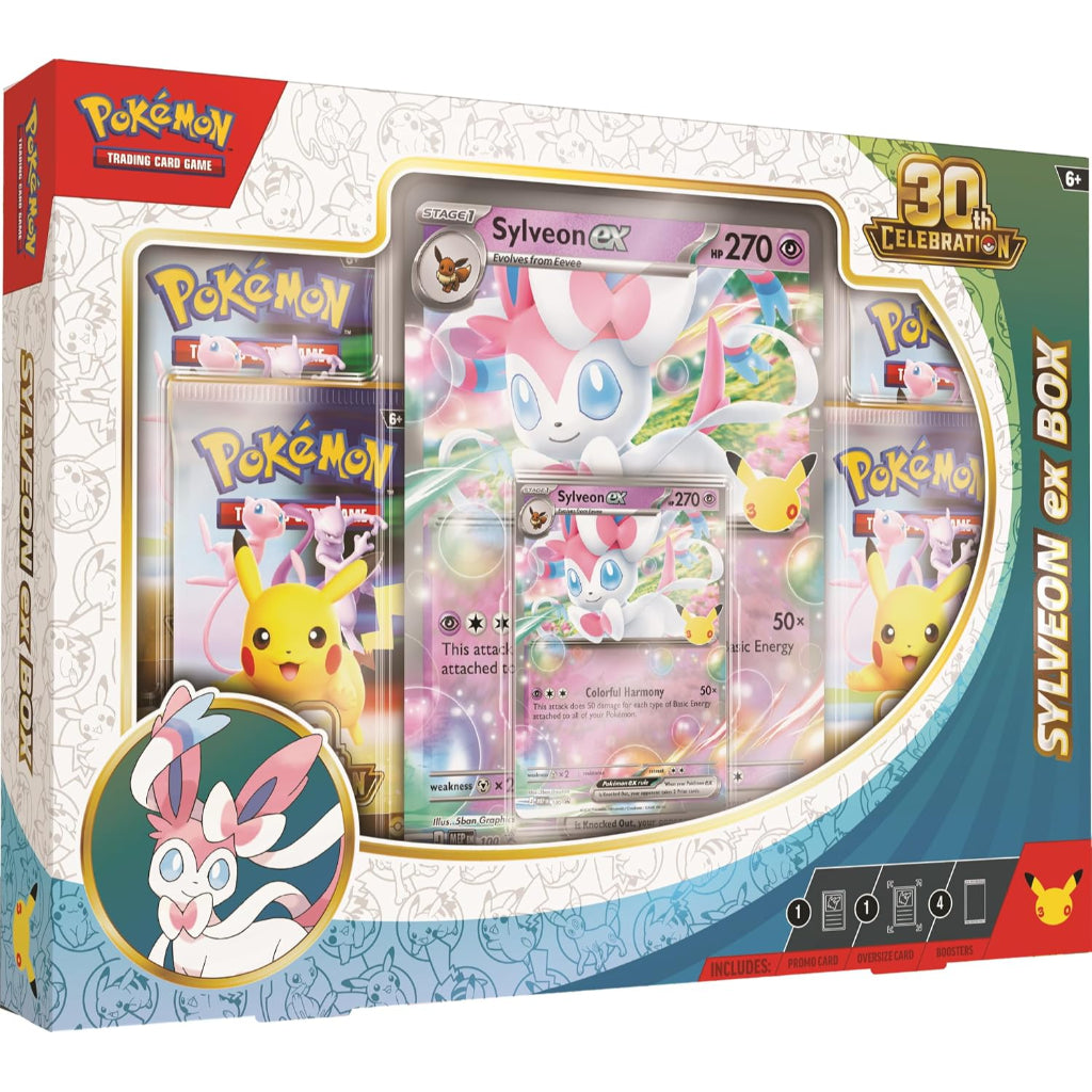 Pokémon TCG 30th Celebration Sylveon ex Box