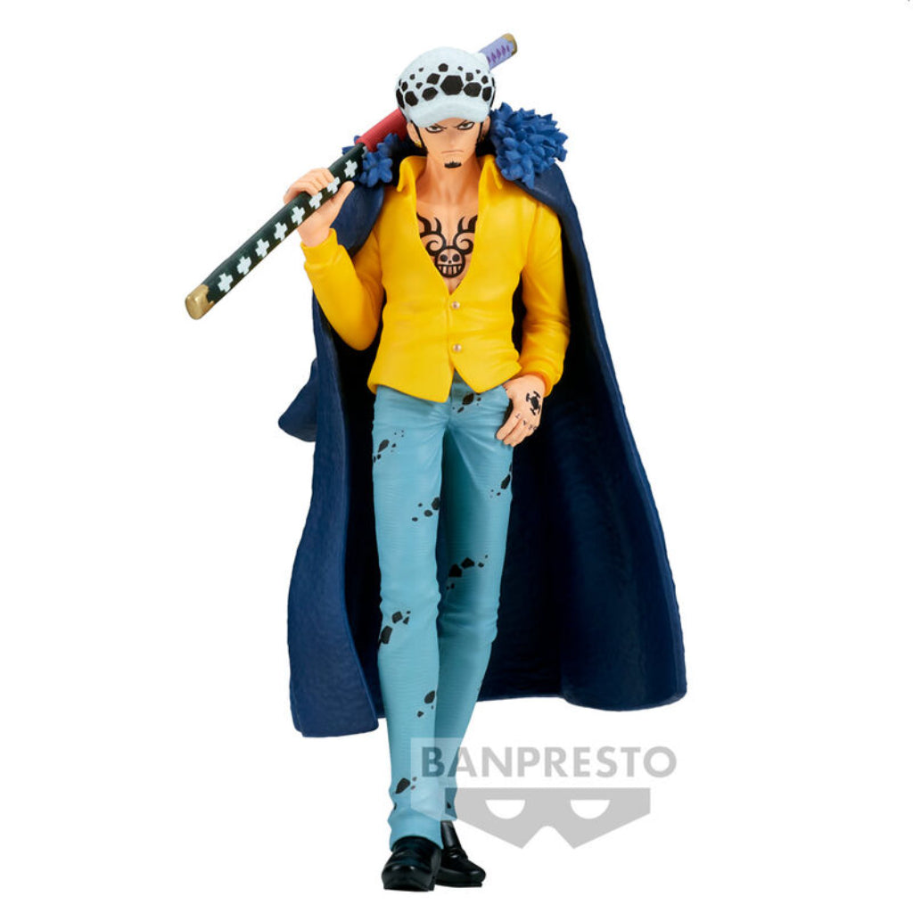 Banpresto, The Shukko BP88301 Law One Piece Actiefiguur, Trafalgar, 17 cm, meerkleurig Banpresto, The Shukko BP88301 Law One Piece Actiefiguur, Trafalgar, 17 cm, meerkleurig