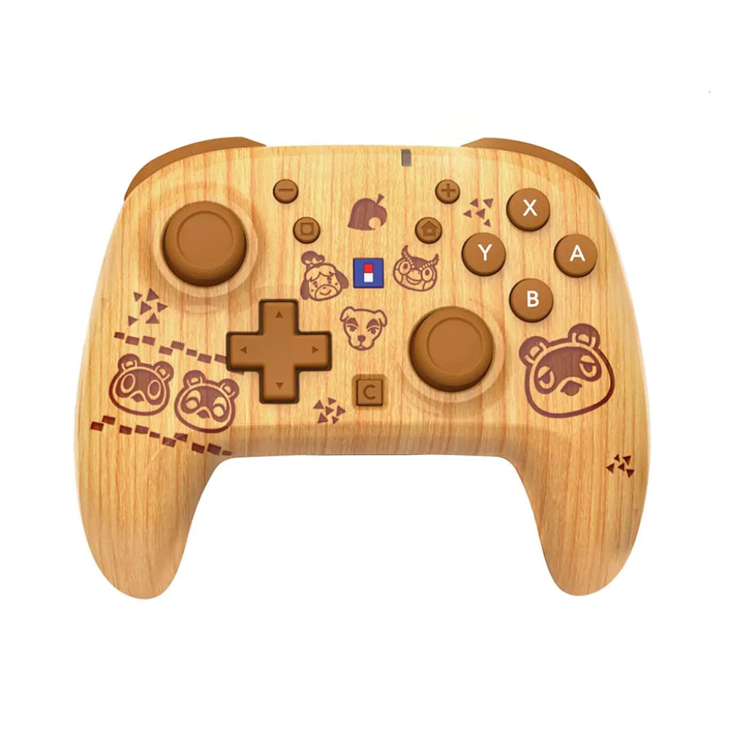 HORI HORIPAD Turbo Wireless Animal Crossing: New Horizons Series for Nintendo Switch 2 - Brown (NSX-205A)