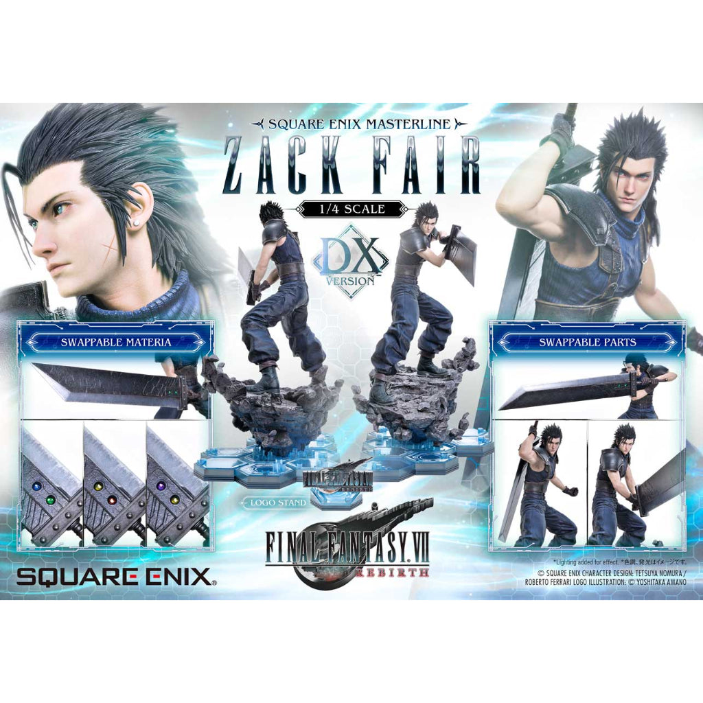 [*RETAIL ONLY PRE-ORDER] Square Enix Masterline Final Fantasy VII Rebirth 1/4 Scale - Zack Fair Deluxe Ver.