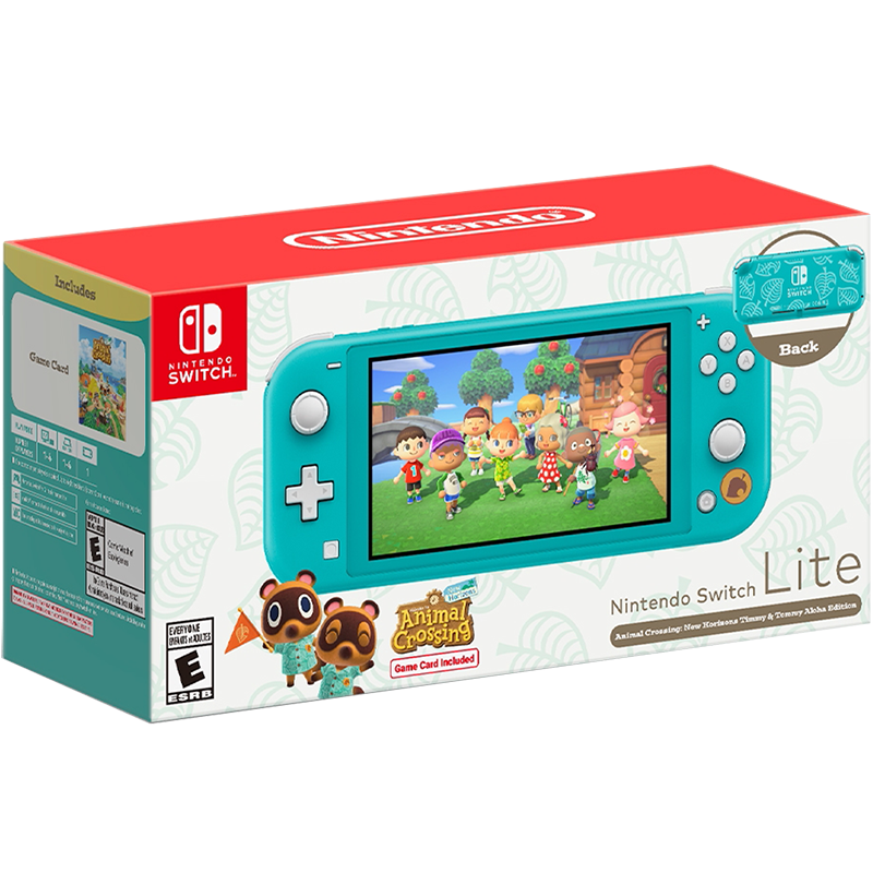 [DEPOSIT ONLY] Nintendo Switch Lite - Animal Crossing: New Horizons Timmy & Tommy Aloha Edition (Turquoise)