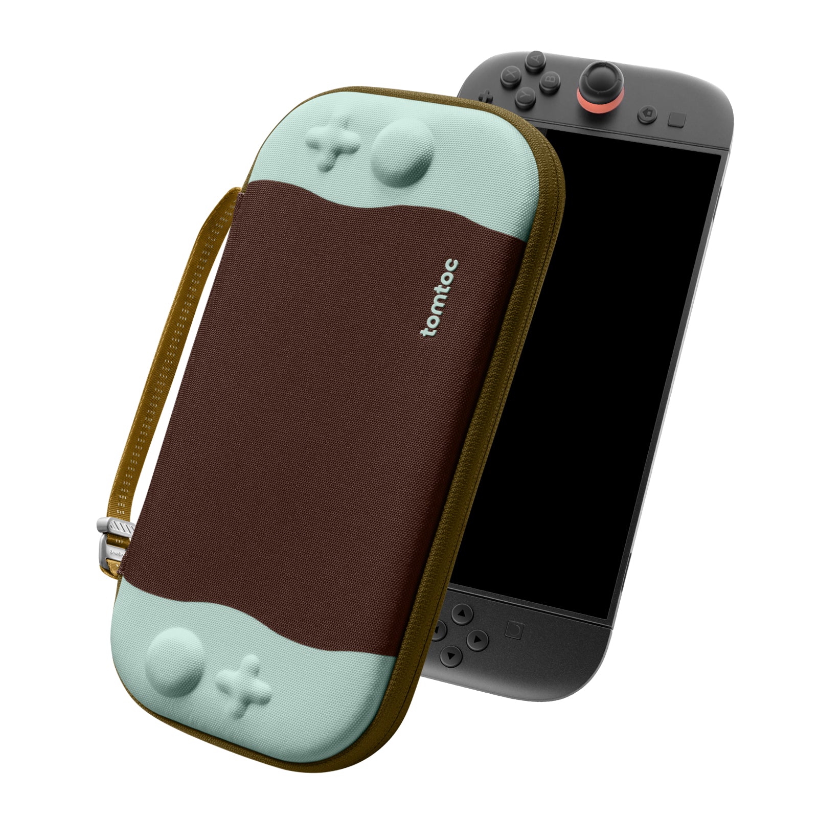 tomtoc FancyCase-G05 Nintendo Switch 2 Slim Case - ChocoMint