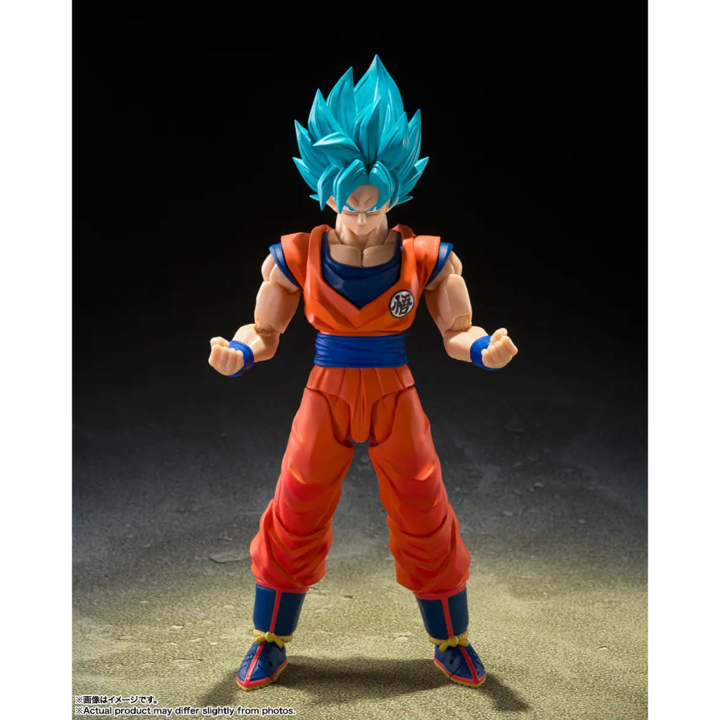 S.H.Figuarts Super Saiyan God Super Saiyan Son Goku Blue Power Transcending Limits (Reissue)