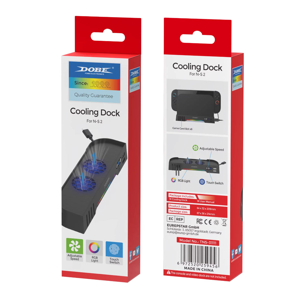 DOBE NS2 Cooling Dock Black