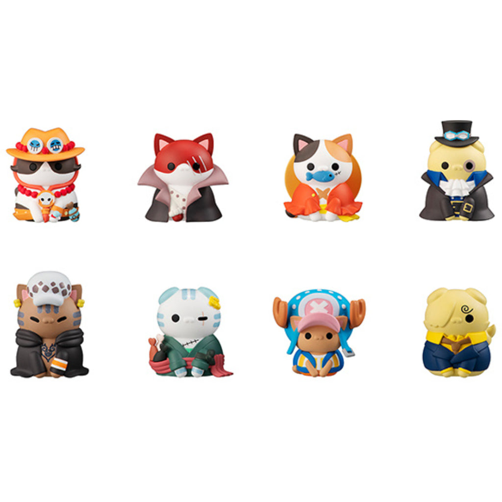 Mega Cat Project One Piece Nyan Piece Nyan I Will Become The Pirate King Nyaa! (Box Of 8) [Reissue]