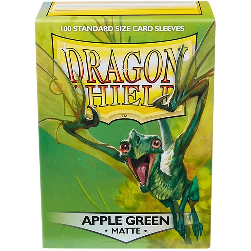 Dragon Shield Matte Sleeves 100CT - Apple Green (Standard Size)