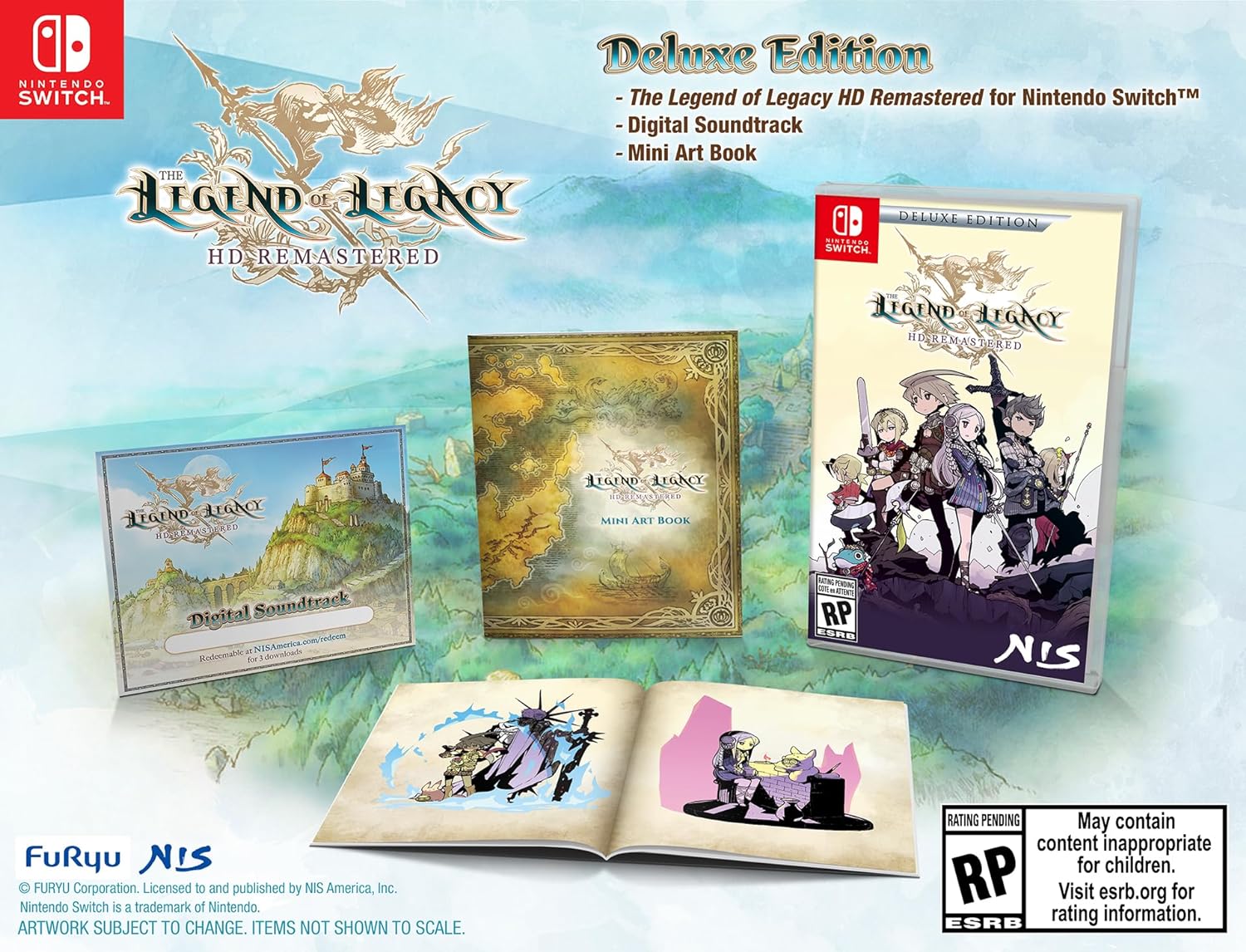 NSW The Legend of Legacy HD Remastered [Deluxe Edition]