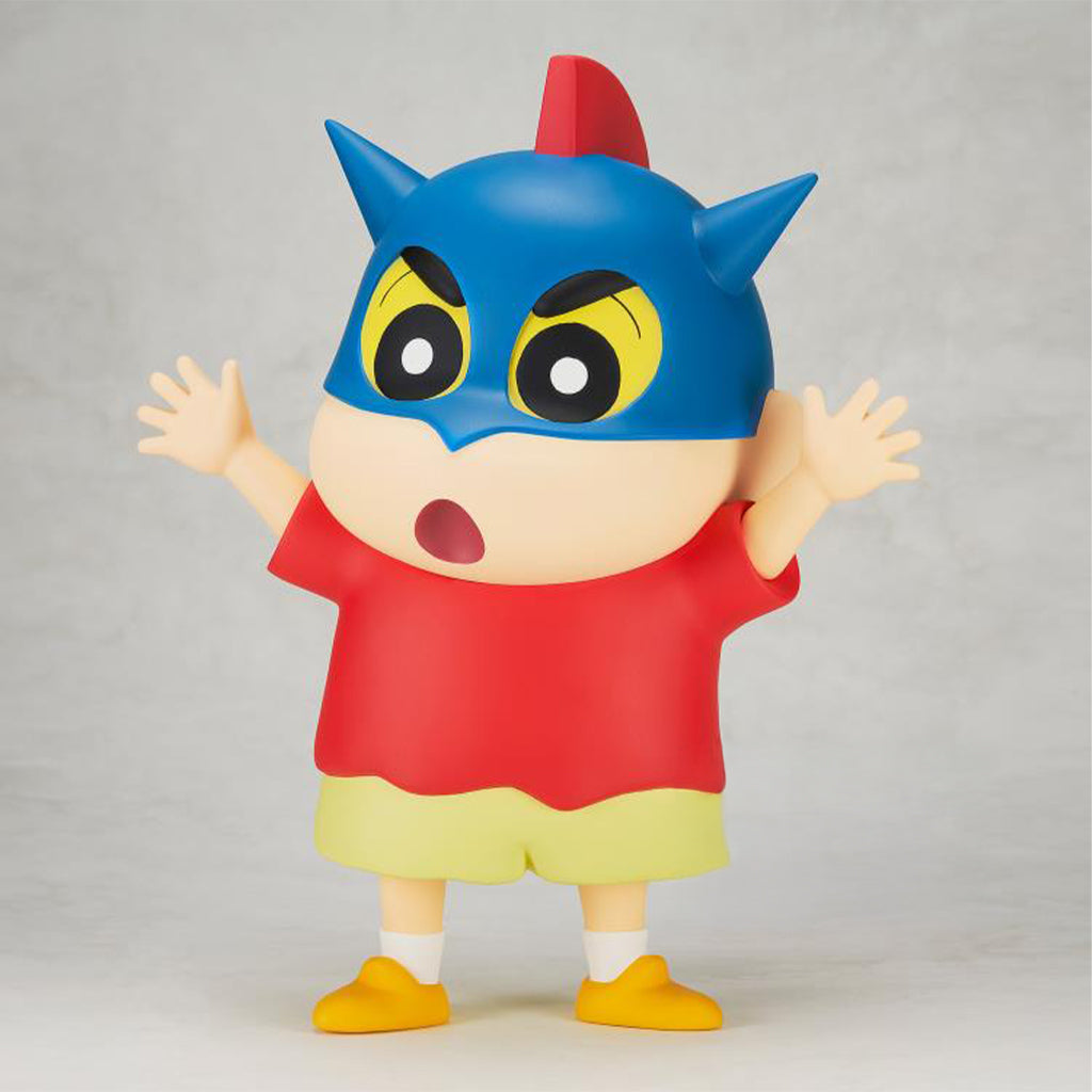 Banpresto Shinnosuke Nohara Action Kamen Helmet Ver. Big SOFVIMATES Crayon Shin-Chan Figure