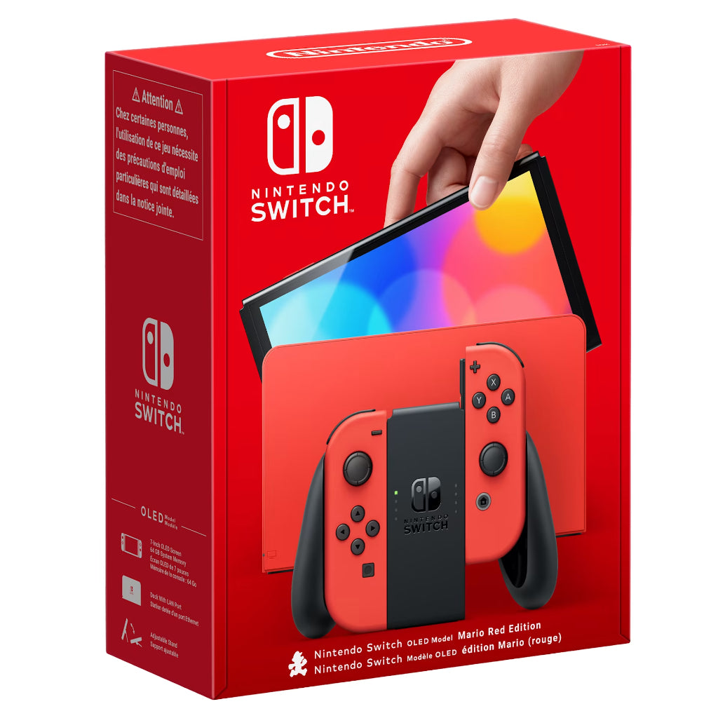 Nintendo Switch OLED Console [Mario Red Edition]