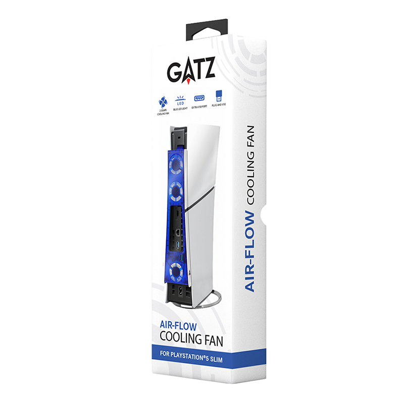 Gatz PS5 Slim Air-Flow Cooling Fan White