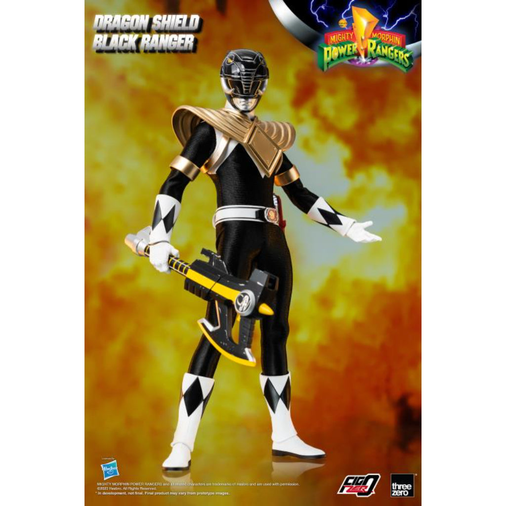 Figzero 1/6 Mighty Morphin Power Rangers - Dragon Shield Black Ranger