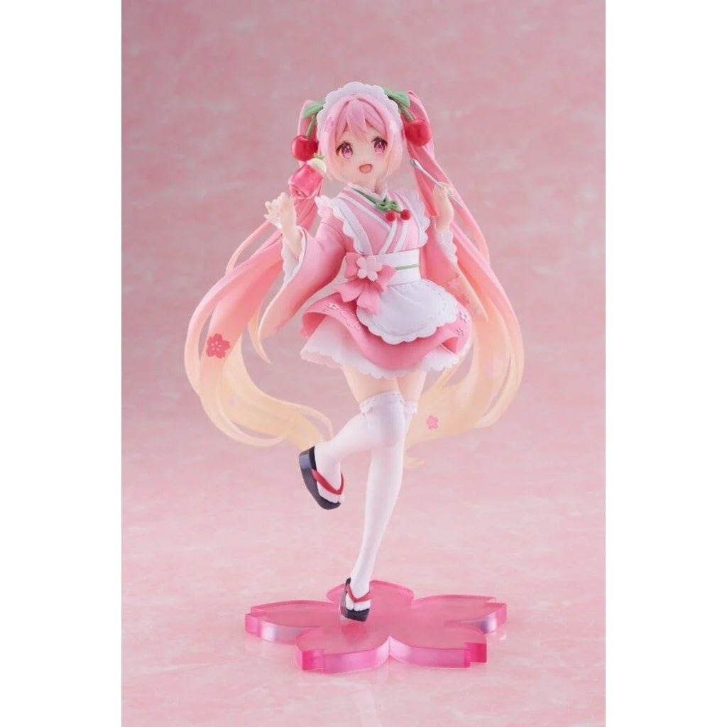 Taito Hatsune Miku Sakura Miku Japanese Style Cafe Ver. Coreful Figure