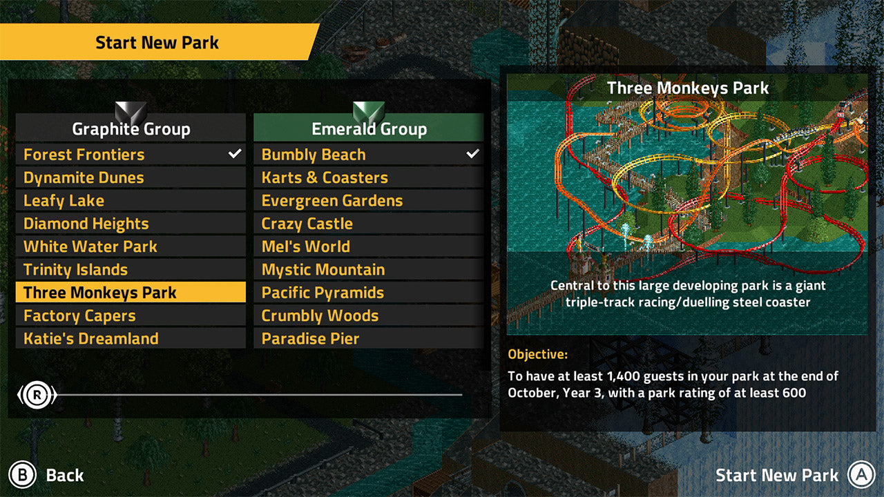 NSW RollerCoaster Tycoon Classic