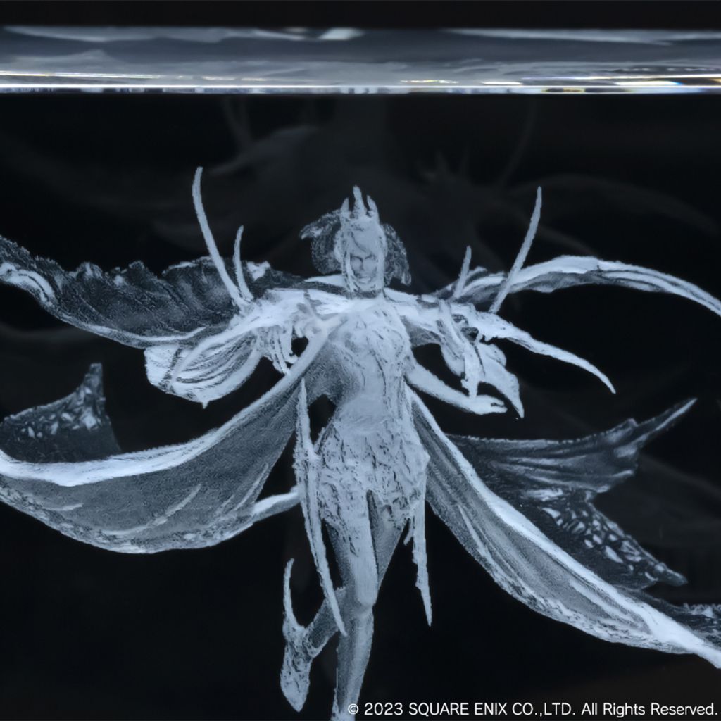 Square Enix Final Fantasy XVI 3D Crystal Glass - Eikon Shiva