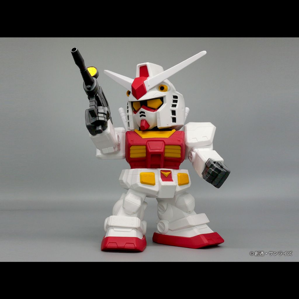 Jumbo Sofbi Figure SD Gundam 2P Colour Ver