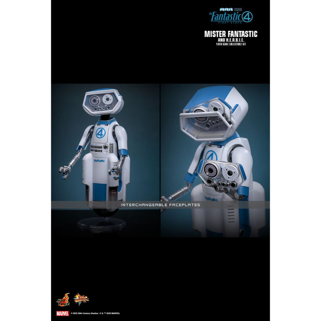 MMS822 - The Fantastic Four: First Steps 1/6th Scale Mister Fantastic and H.E.R.B.I.E. Collectible Set