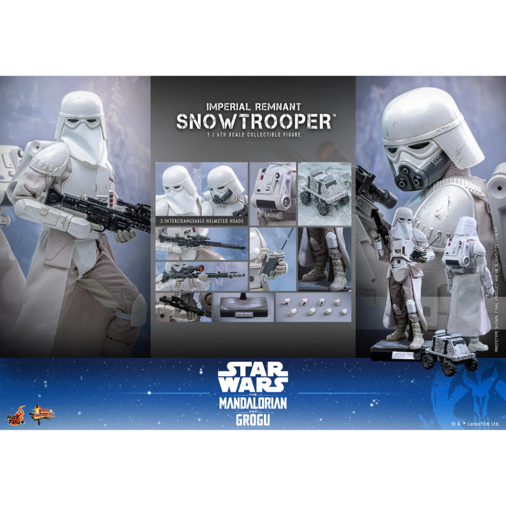 MMS838 Star Wars: The Mandalorian & Grogu - 1/6th Scale Imperial Remnant Snowtrooper