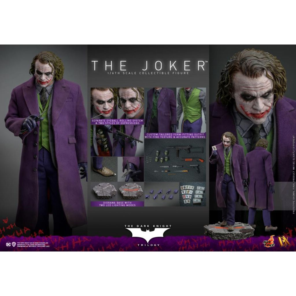 DX32 The Dark Knight Trilogy - 1/6 The Joker