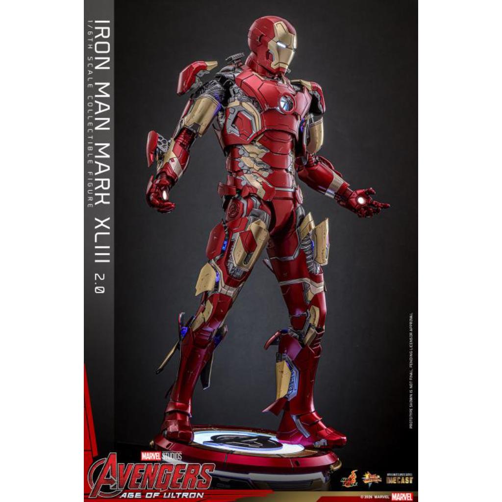 MMS865D80 Avengers Age of Ultron - 1/6th scale Iron Man Mark XLIII (2.0)