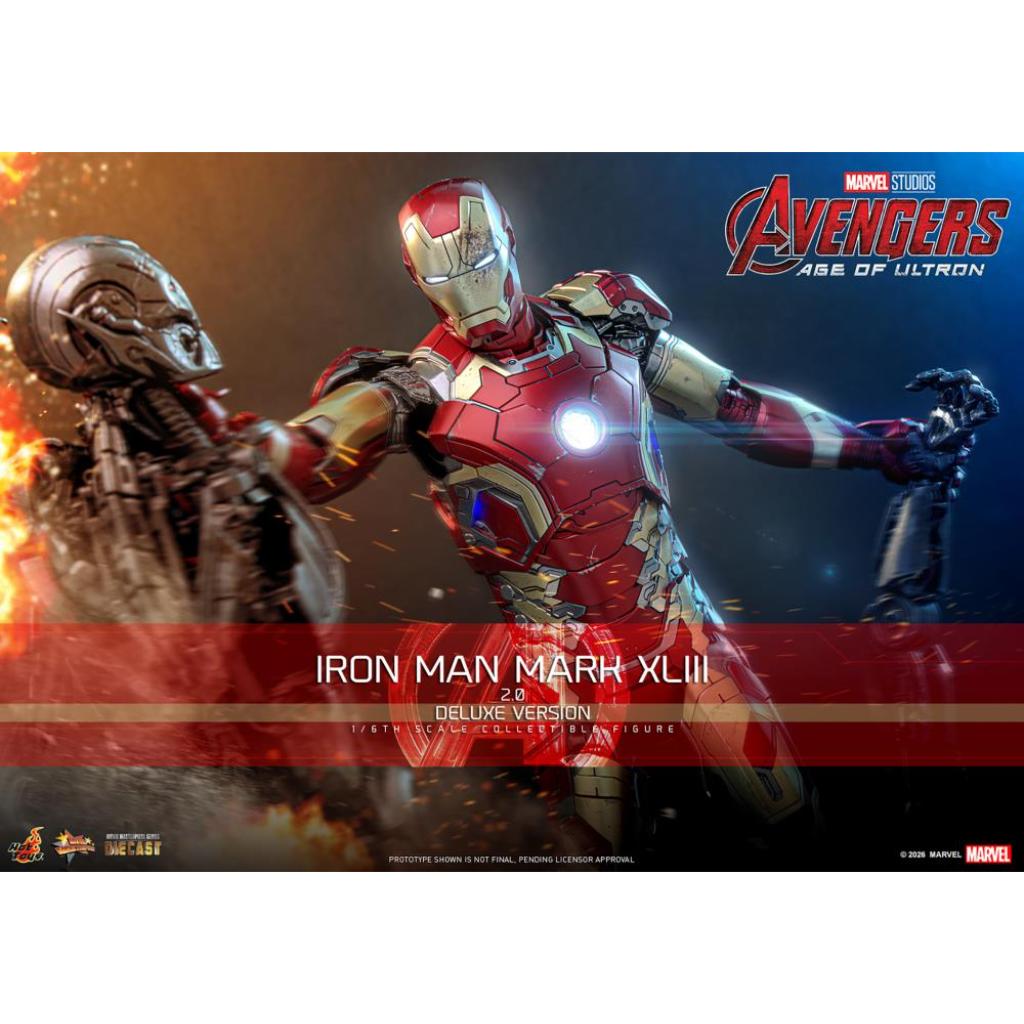 MMS866D81 Avengers Age of Ultron - 1/6th scale Iron Man Mark XLIII (2.0) (Deluxe Version)