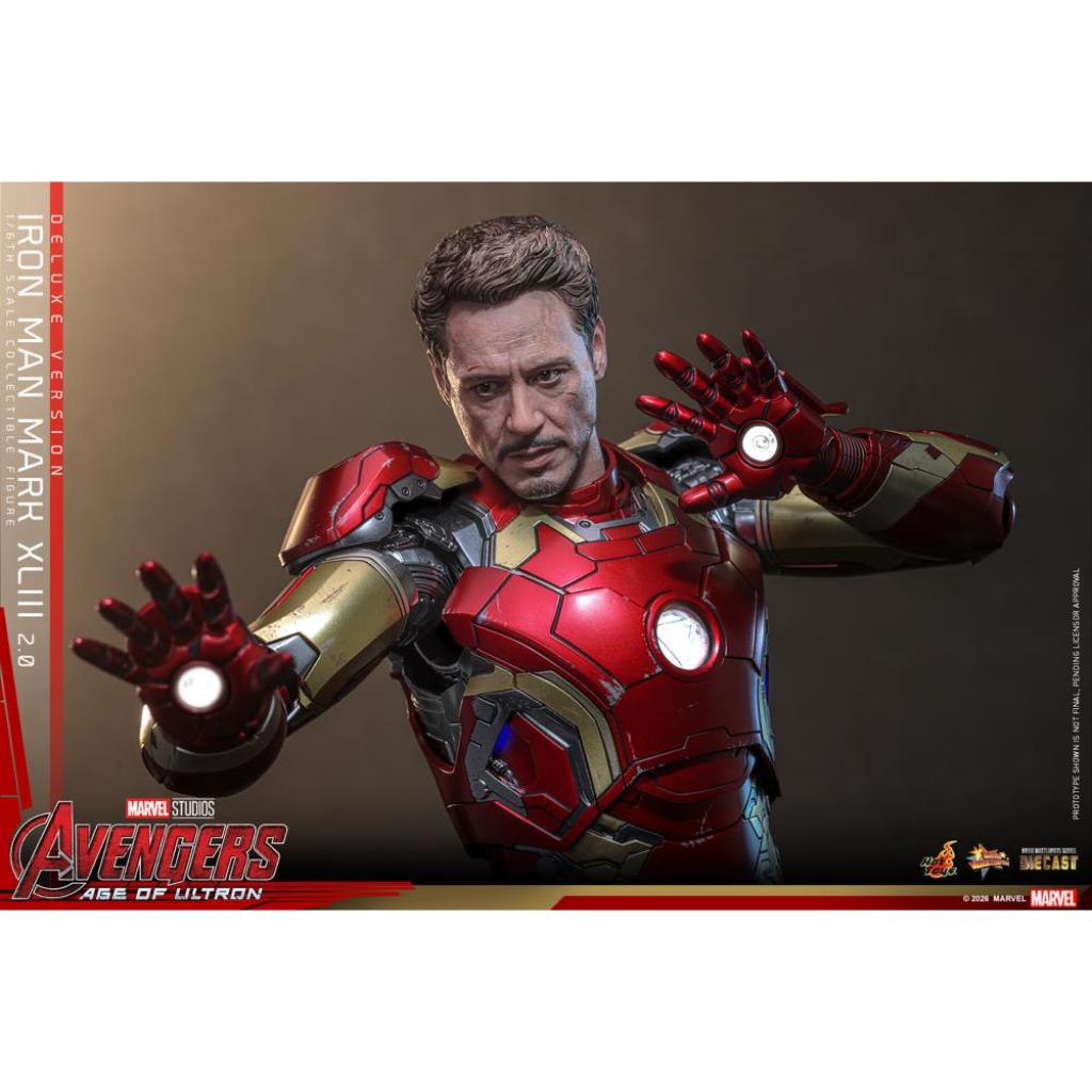 MMS866D81 Avengers Age of Ultron - 1/6th scale Iron Man Mark XLIII (2.0) (Deluxe Version)