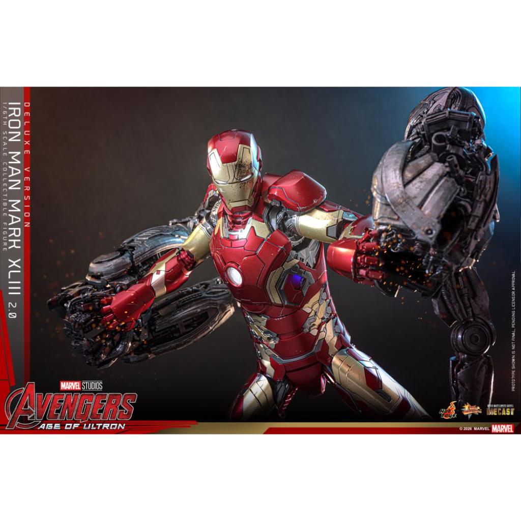 MMS866D81 Avengers Age of Ultron - 1/6th scale Iron Man Mark XLIII (2.0) (Deluxe Version)