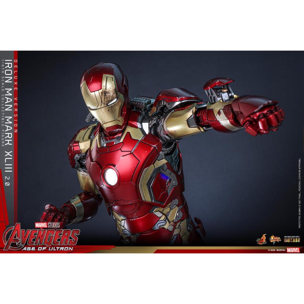 MMS866D81 Avengers Age of Ultron - 1/6th scale Iron Man Mark XLIII (2.0) (Deluxe Version)
