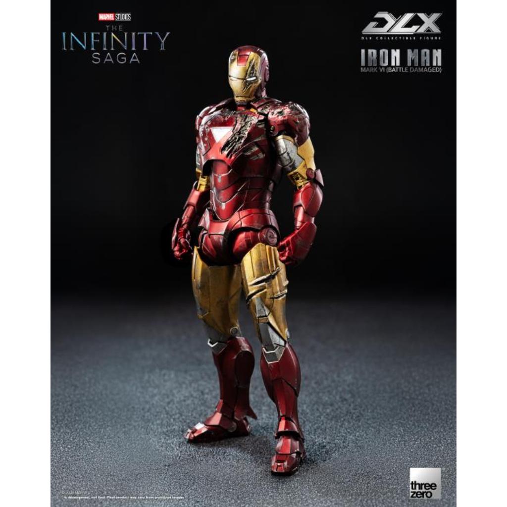 Dlx Scale Collectible Figure - Marvel Studios: The Infinity Saga - Iron Man Mark Vi (Battle Damaged) (Overseas Version)