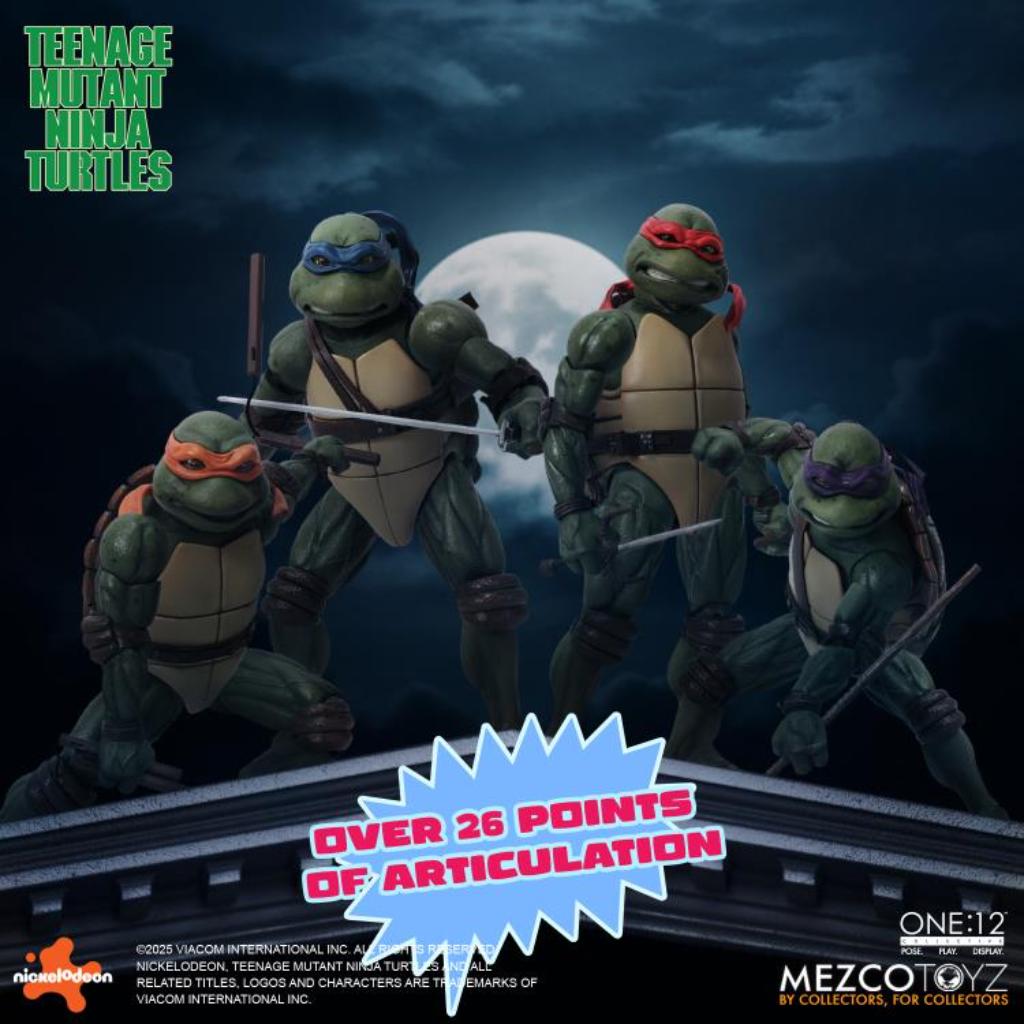 One:12 Collective - Teenage Mutant Ninja Turtles (1990) Boxed Set
