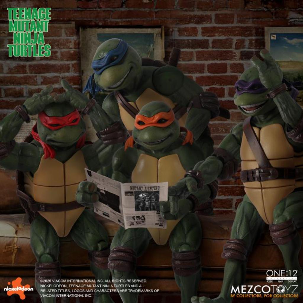 One:12 Collective - Teenage Mutant Ninja Turtles (1990) Boxed Set