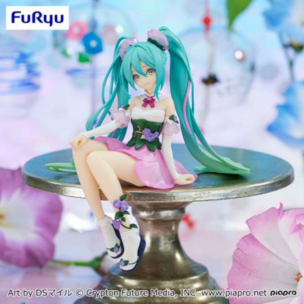 FuRyu Hatsune Miku Flower Fairy Morning Glory Pink Ver. Noodle Stopper