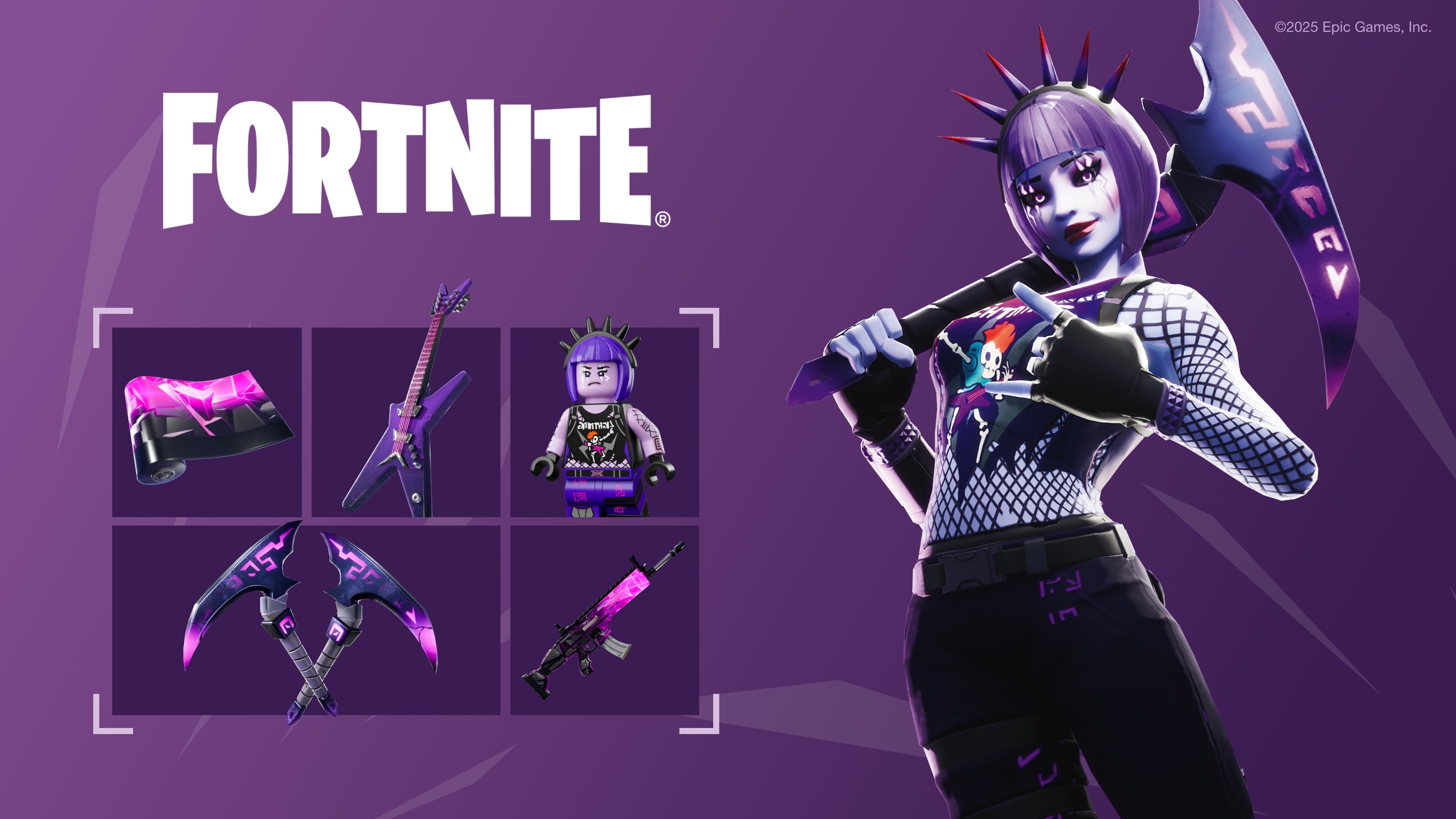 NS2 Fortnite - Darkfire & Ice Bundle (Code in box)