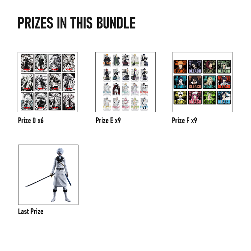 [KUJI BUNDLE] Banpresto KUJI Bleach Thousand Year Blood War Op. 2