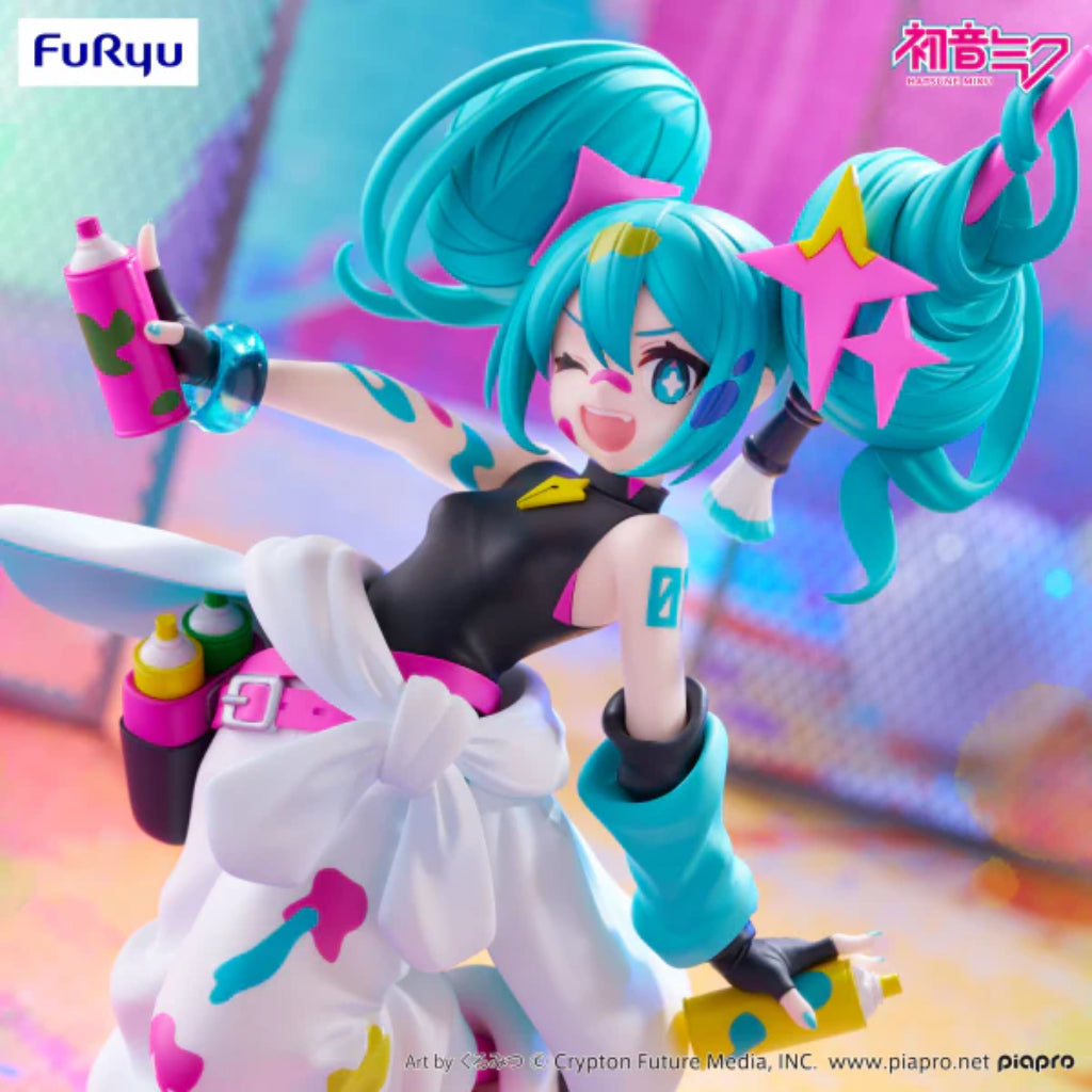 FuRyu Hatsune Miku Paint Girl Trio-Try-It Figure