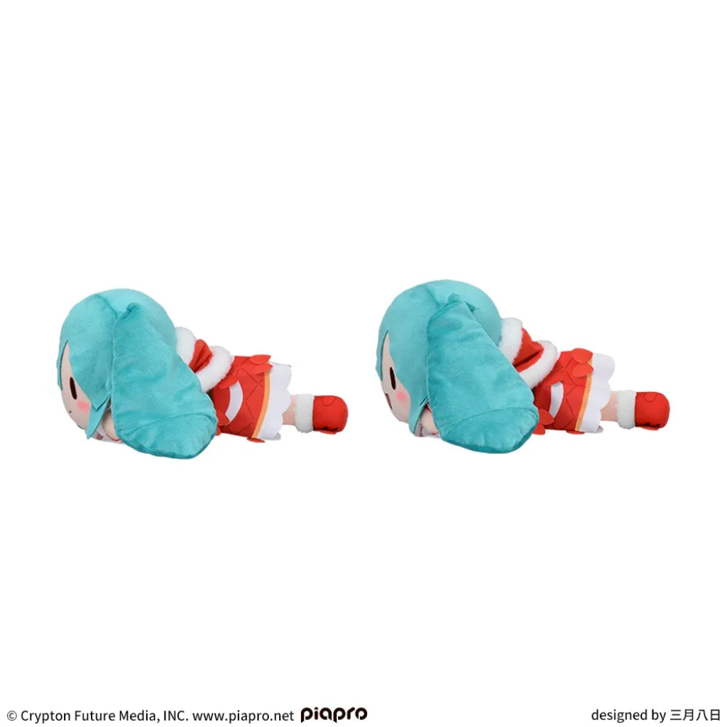 Sega Hatsune Miku Christmas 2024 Fuwapuchi Nesoberi M Plush