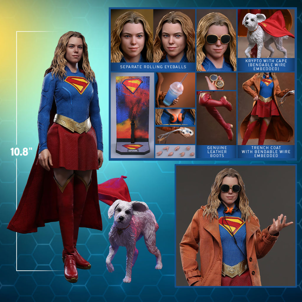 MMS869 Supergirl - 1/6th scale Supergirl & Krypto Collectible Set