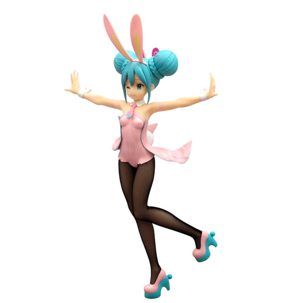 FuRyu Hatsune Miku Wink Pearl Pink Ver. BiCute Bunnies Figure