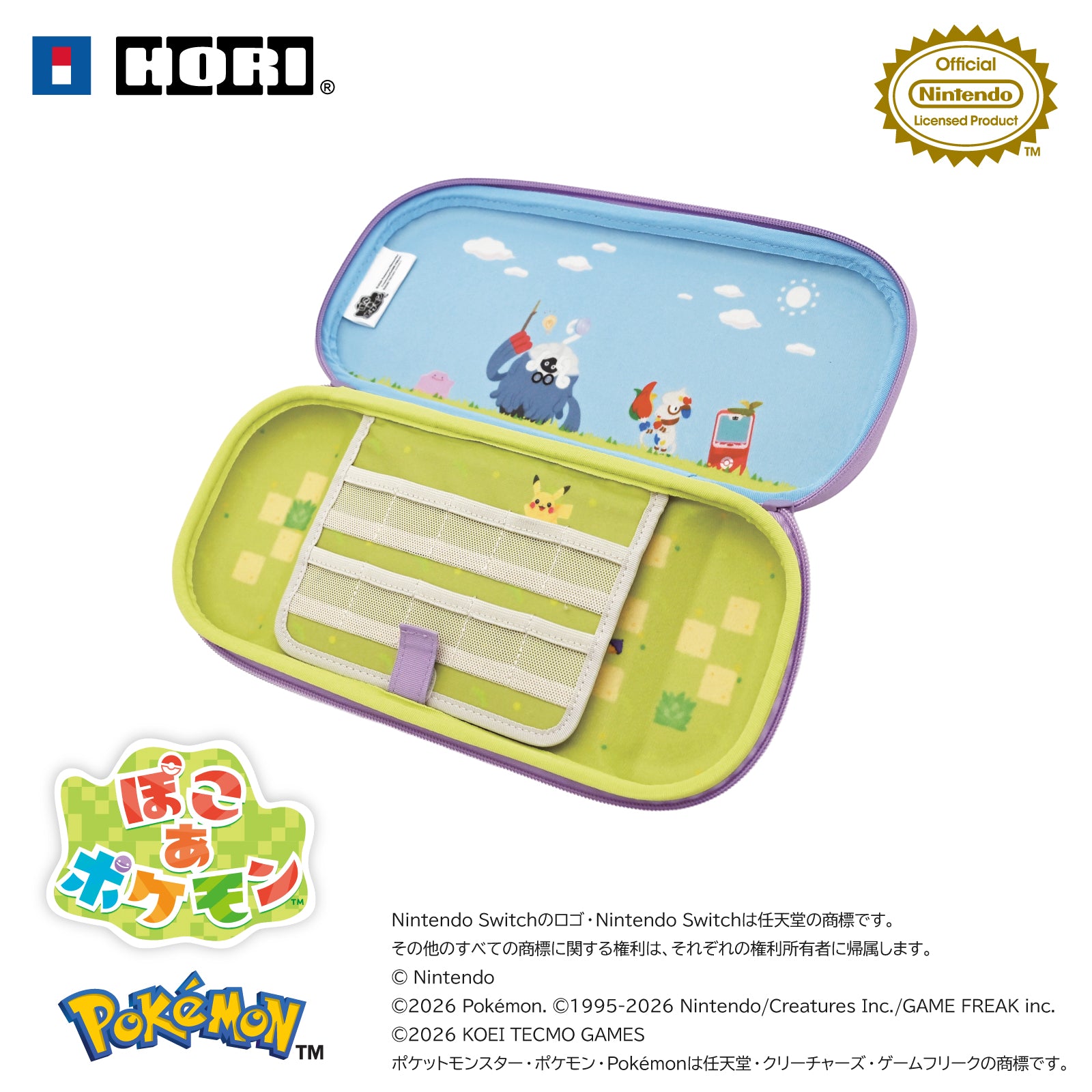 HORI Vault Case Slim Pokémon Pokopia Series for Nintendo Switch 2 (NSX-182A)