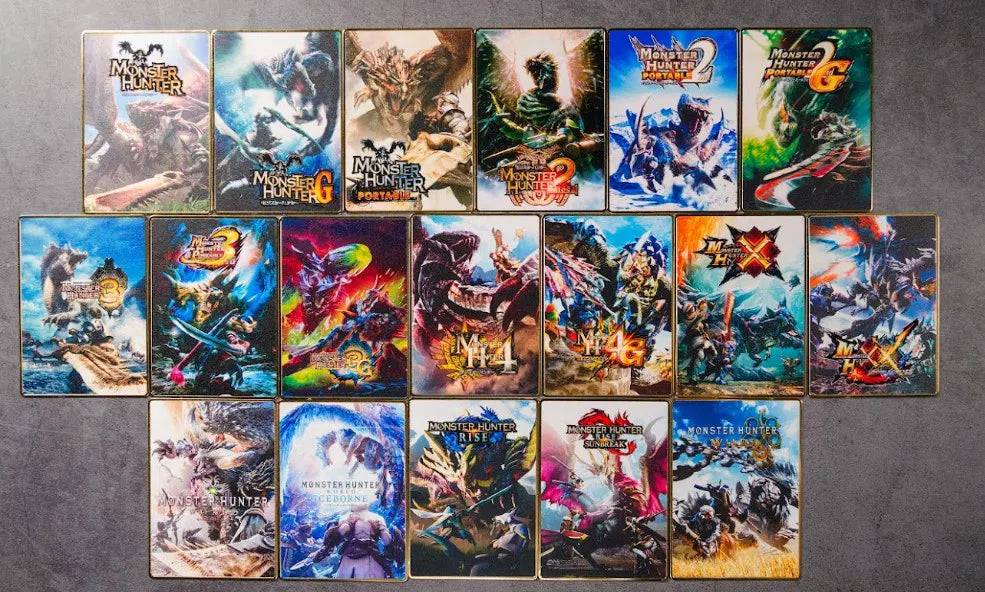Monster Hunter Stainless Steel Card (18pcs)