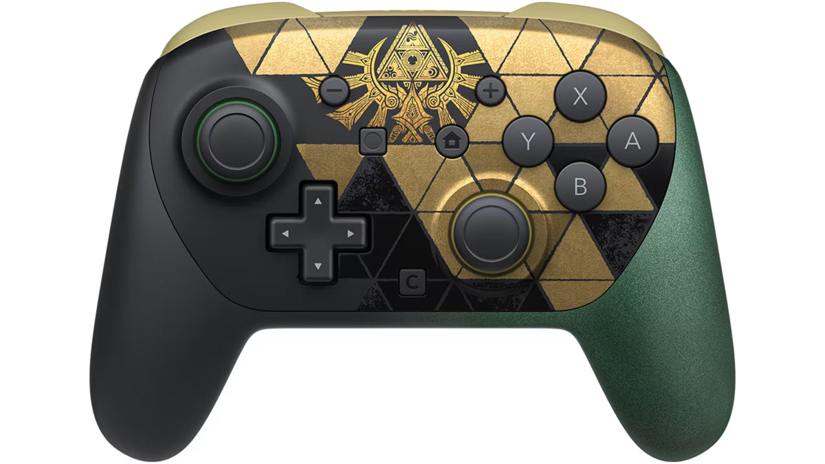 Nintendo Switch 2 Pro Controller + Display Stand - The Legend of Zelda 40th Anniversary Edition