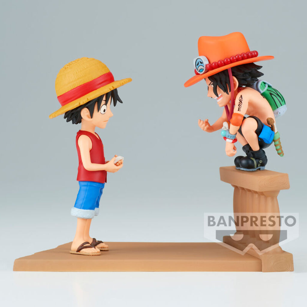 Banpresto WCF Monkey D.Luffy & Portgas D Ace Log Stories One Piece