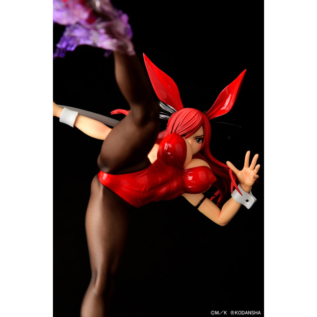 ORCATOYS Fairy Tail - Erza Scarlet High Kick Ver. Crimson Bunny Figurine